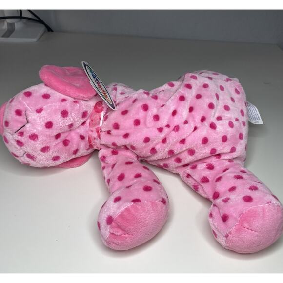 Vintage Mary Meyer Doggy Dots Plush 12” Pink Dog Polka Dot Stuffed Bean Bag NWT - Picture 8 of 12